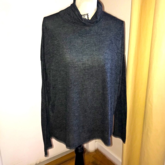 Old Navy Heathered Grey Turtleneck NWT - Picture 2 of 13